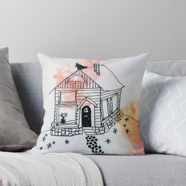 Item preview, Little black door cozy cottage designed and sold by BePositivity.