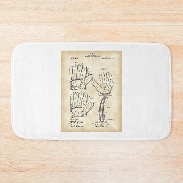 Item preview, Baseball Glove Patent designed and sold by VintageTeesNow.