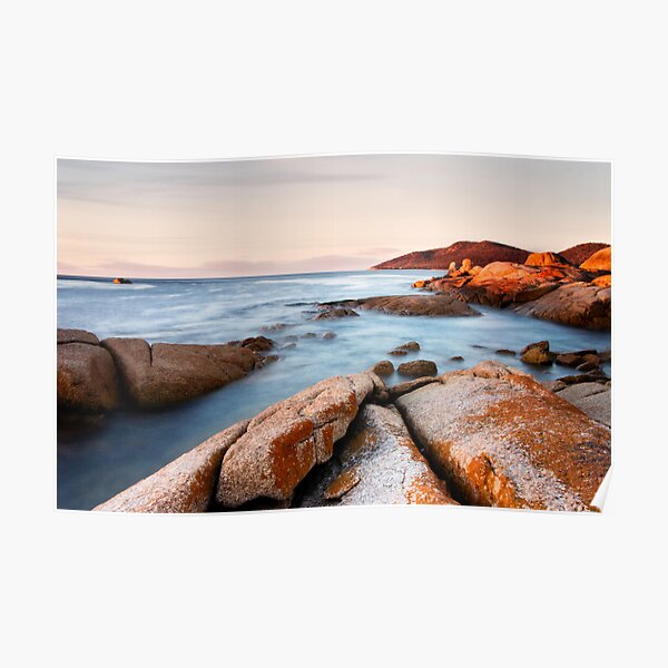 Seascape #10 - The Gulch, Bicheno, Tasmania Poster