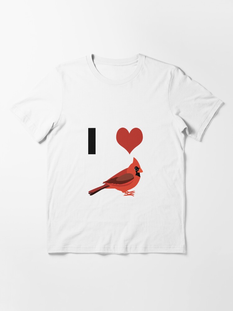 I Love Cardinals Cute Cardinal Illustration | Essential T-Shirt