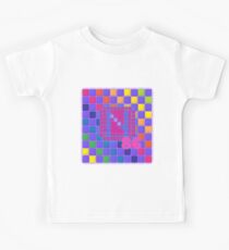 Vaporwave-The Neon of 1986 Pixel Logo: N86 Kids Tee