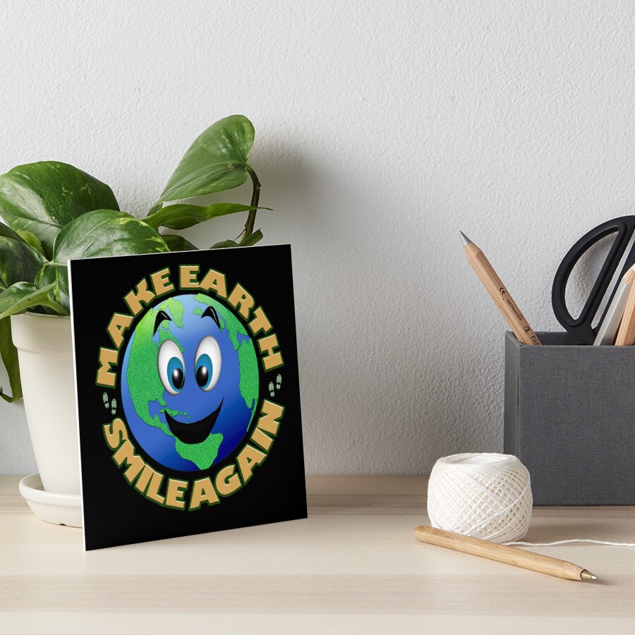 "Earth Day 2020 50th Anniversary Rally Memorabilia Gift Idea" Art Board