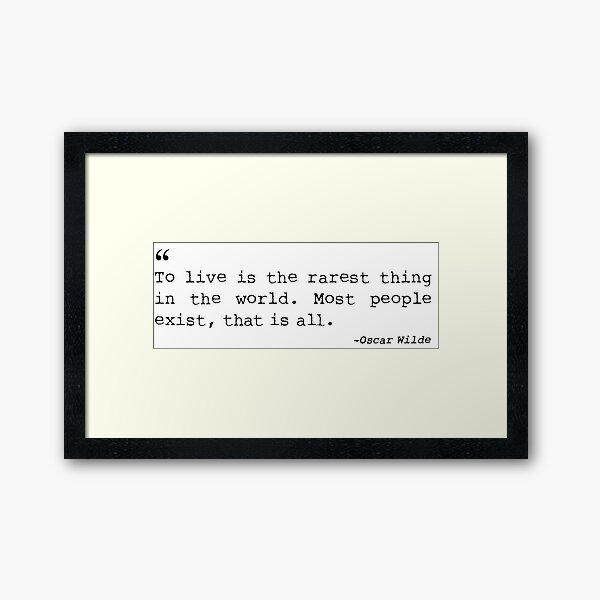 Aperçu de l'œuvre Le Portrait de Dorian Gray - Oscar Wilde - Citation Vivre créée et vendue par ceeoh.