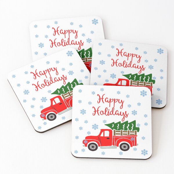 Item preview, Red Truck and Christmas Tree designed and sold by CobwebsClothing.