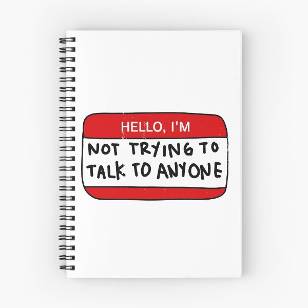 Item preview, HELLO IM NOT TRYING TO TALK POCKET DESIGN designed and sold by aydapadi.