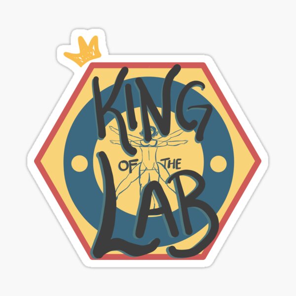 Bones: King of the Lab Sticker