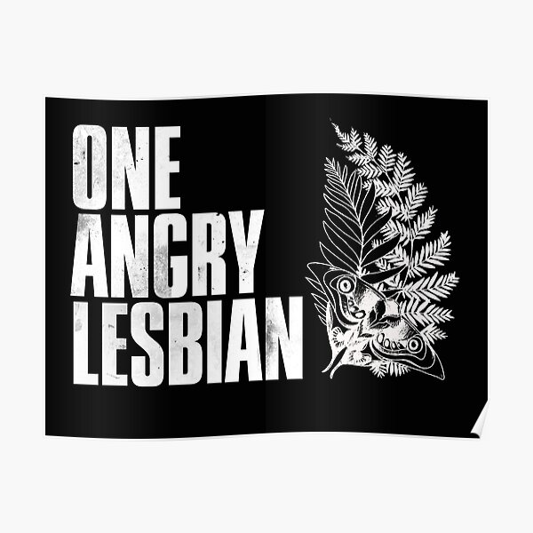 One Angry Lesbian | Ellie The Last of Us Part II Meme Poster
