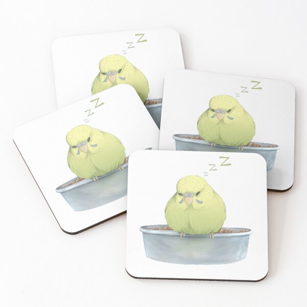 Item preview, Sleepy Budgie designed and sold by RaetheNerd.