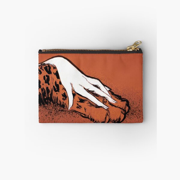 Item preview, Leopard Paw, Burnt Orange Minimalist Retro Vintage Poster designed and sold by vintagevivian.