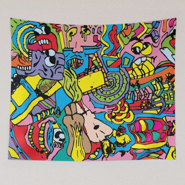 Item preview, psychedelic cartoon  designed and sold by JPathak.