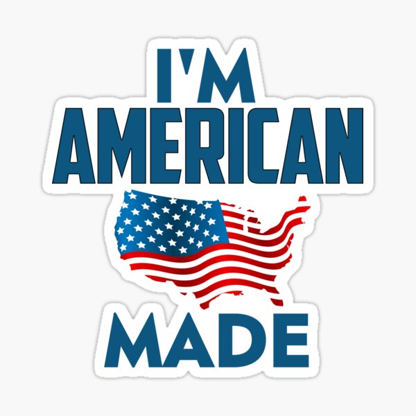 I Am American Sticker