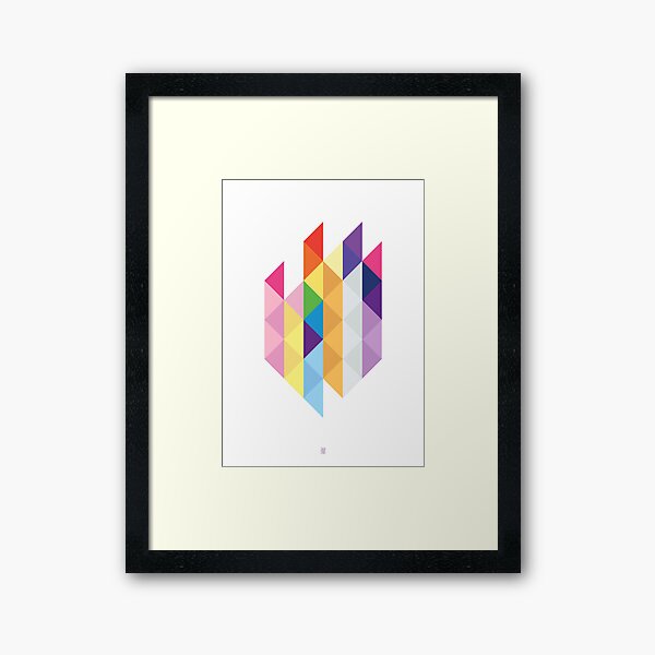 My Little Pony - Mane Six Abstraction I Framed Art Print