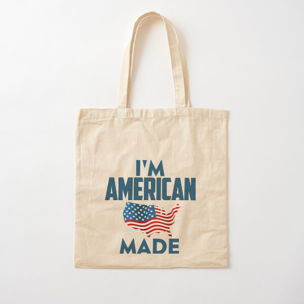 I Am American Cotton Tote Bag