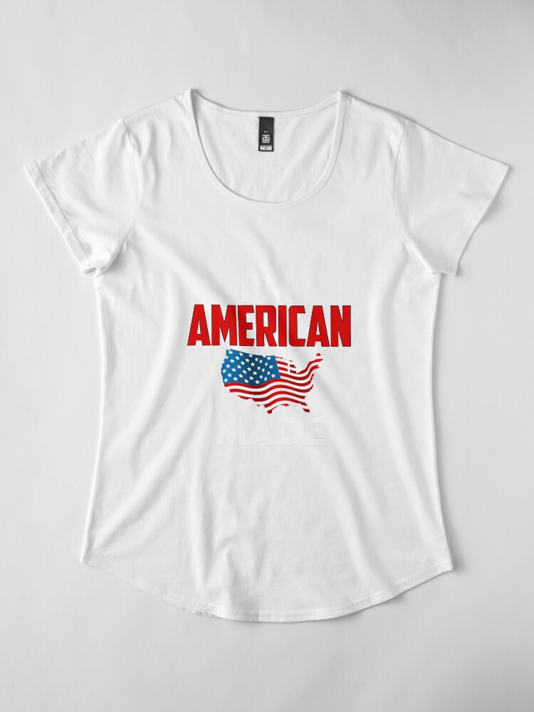Alternate view of American Made Premium Scoop T-Shirt