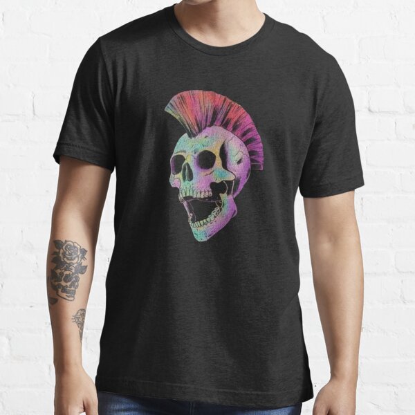 muse mohawk skull t shirt