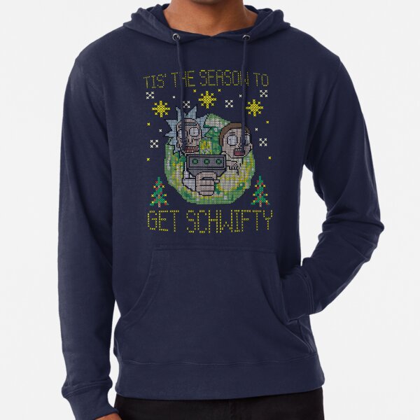 RICK AND MORTY CHRISTMAS Lightweight Hoodie