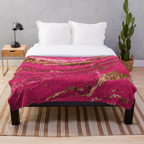 Item preview, Hot Pink and Gold Metallic Marble designed and sold by DonnaSiggy.