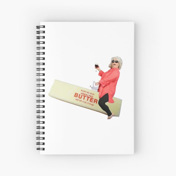Paula deen riding butter Spiral Notebook
