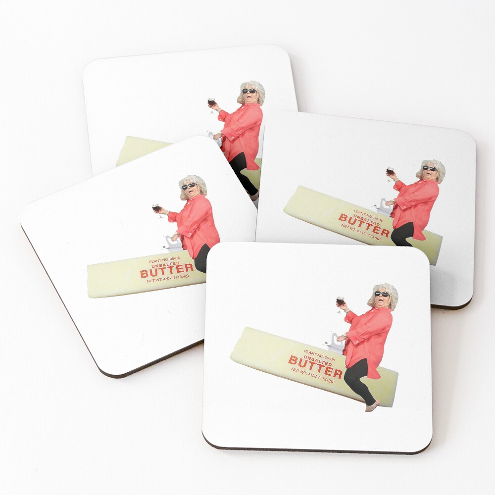 Paula deen riding butter Coasters (Set of 4)