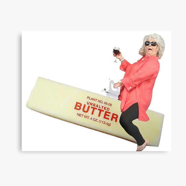 Paula deen riding butter Metal Print
