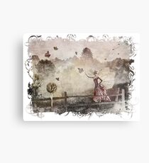 The Butterfly Princess Metal Print