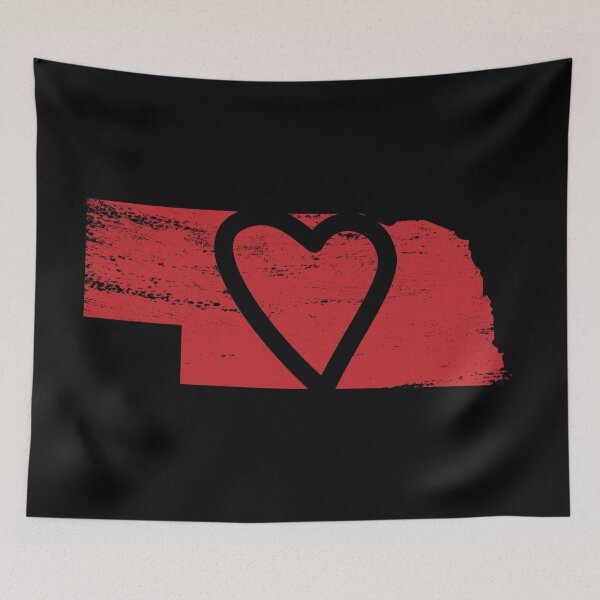 Item preview, Hearts In Nebraska designed and sold by Creatively Torn.