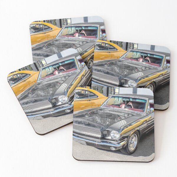 Item preview, Misted Bonnet Grey Ford Mustang at Coffee & Classics designed and sold by Cars around Adelaide.