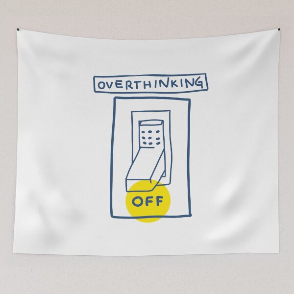 Item preview, STOP OVERTHINKING designed and sold by aydapadi.