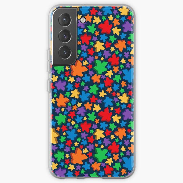 Two Pips Falling Meeples Samsung Galaxy Soft Case
