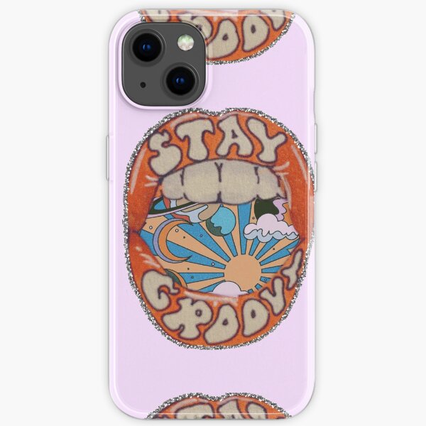 stay groovy sticker iPhone Soft Case