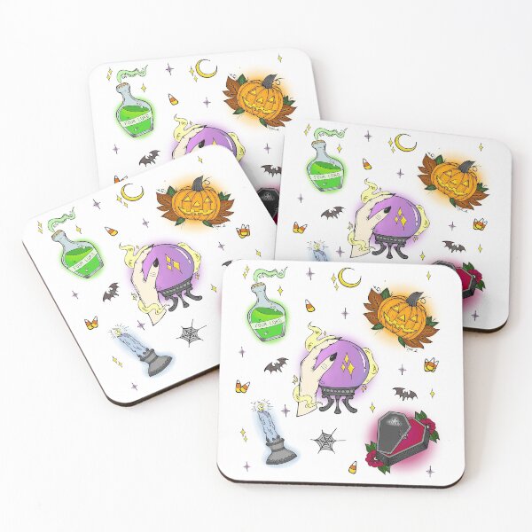 Item preview, Neo Traditional Halloween Tattoo Flash Sheet designed and sold by Tara Margolis.