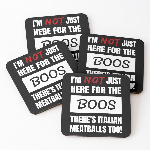 Item preview, I'M NOT JUST HERE FOR THE BOOS THERE'S ITALIAN MEATBALLS TOO FUN, FRESH BOOS SHIRTS AND APPAREL designed and sold by GabiBlaze.