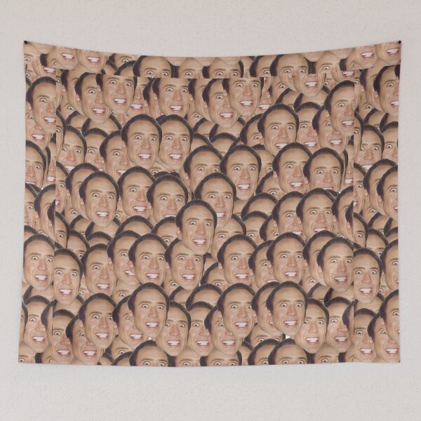 Item preview, Nicolas Cage Meme designed and sold by MikiMikibo.