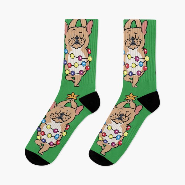Item preview, French Bulldog Merry Christmas designed and sold by Huebucket.