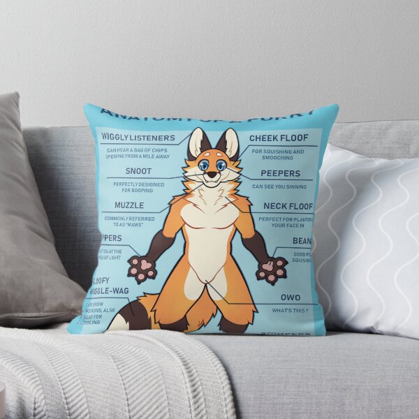 Furry fandom body clearance pillows