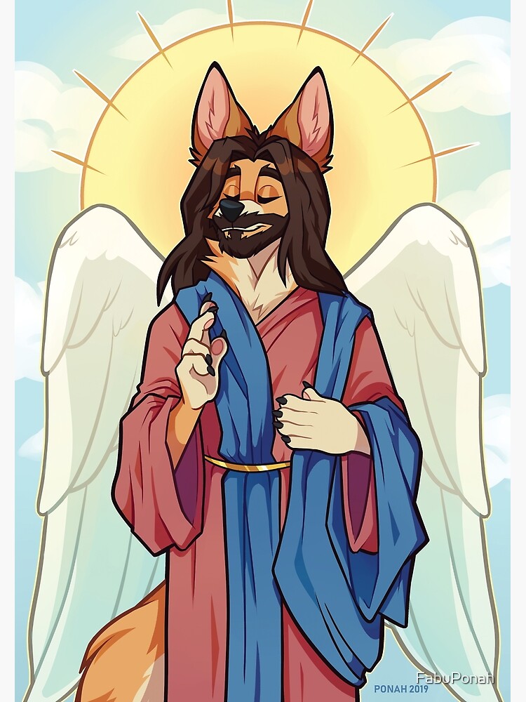 "Furry Jesus" Poster for Sale by FabuPonah Redbubble