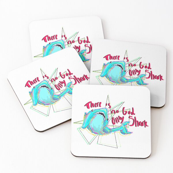Item preview, No God, Only Shark designed and sold by artofbeck.