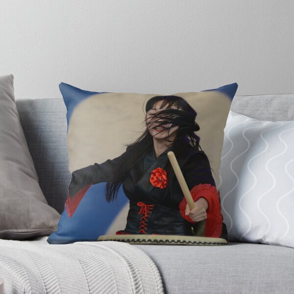 Item preview, Japanese Girl Beating a Traditional Drum designed and sold by Mike Ashley.