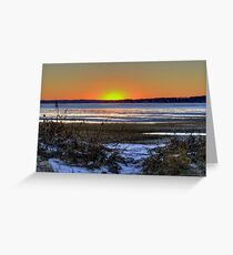 As the Sun Sets Greeting Card