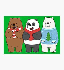We Bare Bears Photographic Print