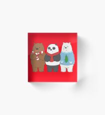 We Bare Bears Acrylic Block