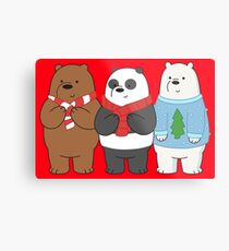 We Bare Bears Metal Print