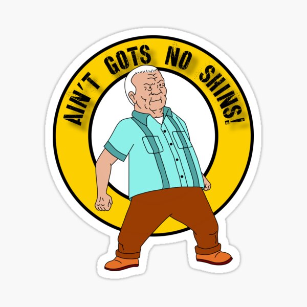 King of the Hill  Propane Hank Sticker