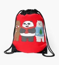 We Bare Bears Drawstring Bag