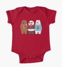 We Bare Bears Short Sleeve Baby One-Piece