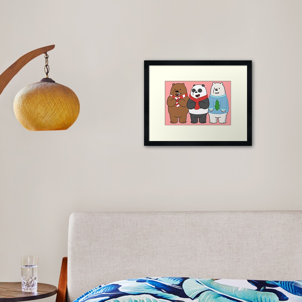 We Bare Bears Framed Art Print