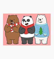 We Bare Bears Photographic Print