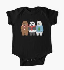We Bare Bears Short Sleeve Baby One-Piece