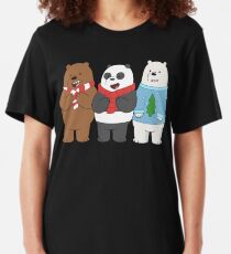 We Bare Bears Slim Fit T-Shirt