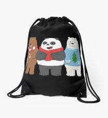 We Bare Bears Drawstring Bag